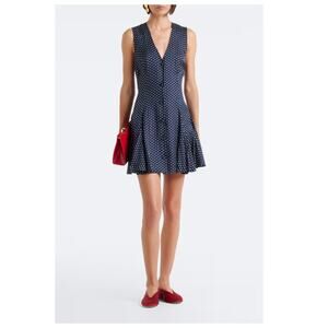 new DÔEN Aubrey Silk Blend Minidress Size XS